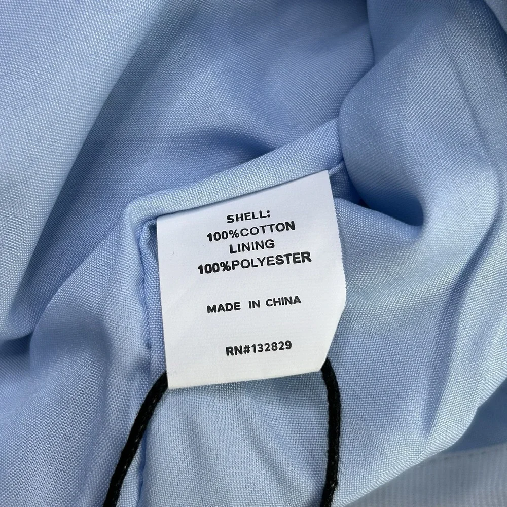 Superdown Claudia Sequin Denim Dress Mini Light Blue Strapless Womens L READ New - Picture 9 of 14